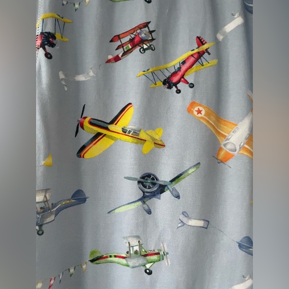 Hart + Land Men’s Pima Cotton Pajama Pants Airplane Print Stretch Knit Sz XL - Picture 2 of 6